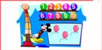 ミッキーと風船の数をかぞえるゲーム
